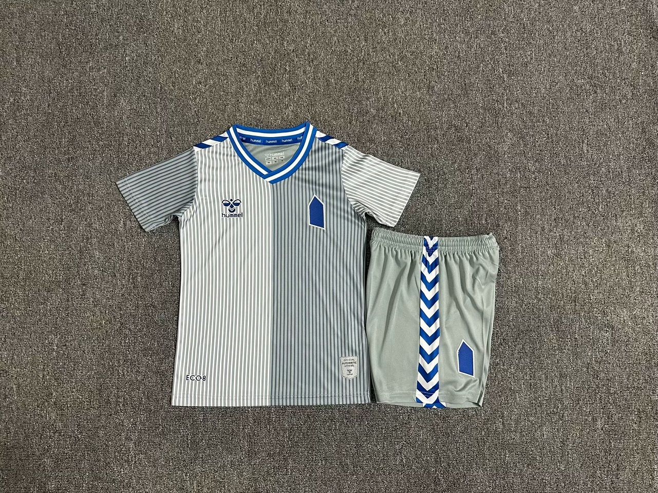 Kids-Everton 23/24 Third White/Grey Soccer Jersey